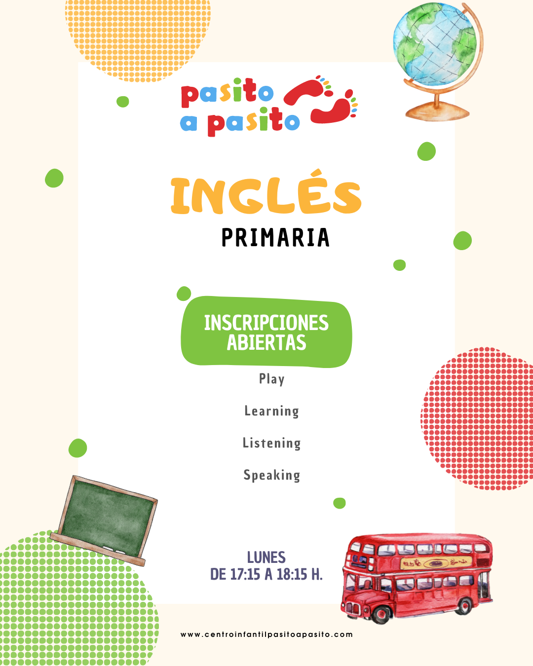 Inglés para niños en León - Curso 2024/2025