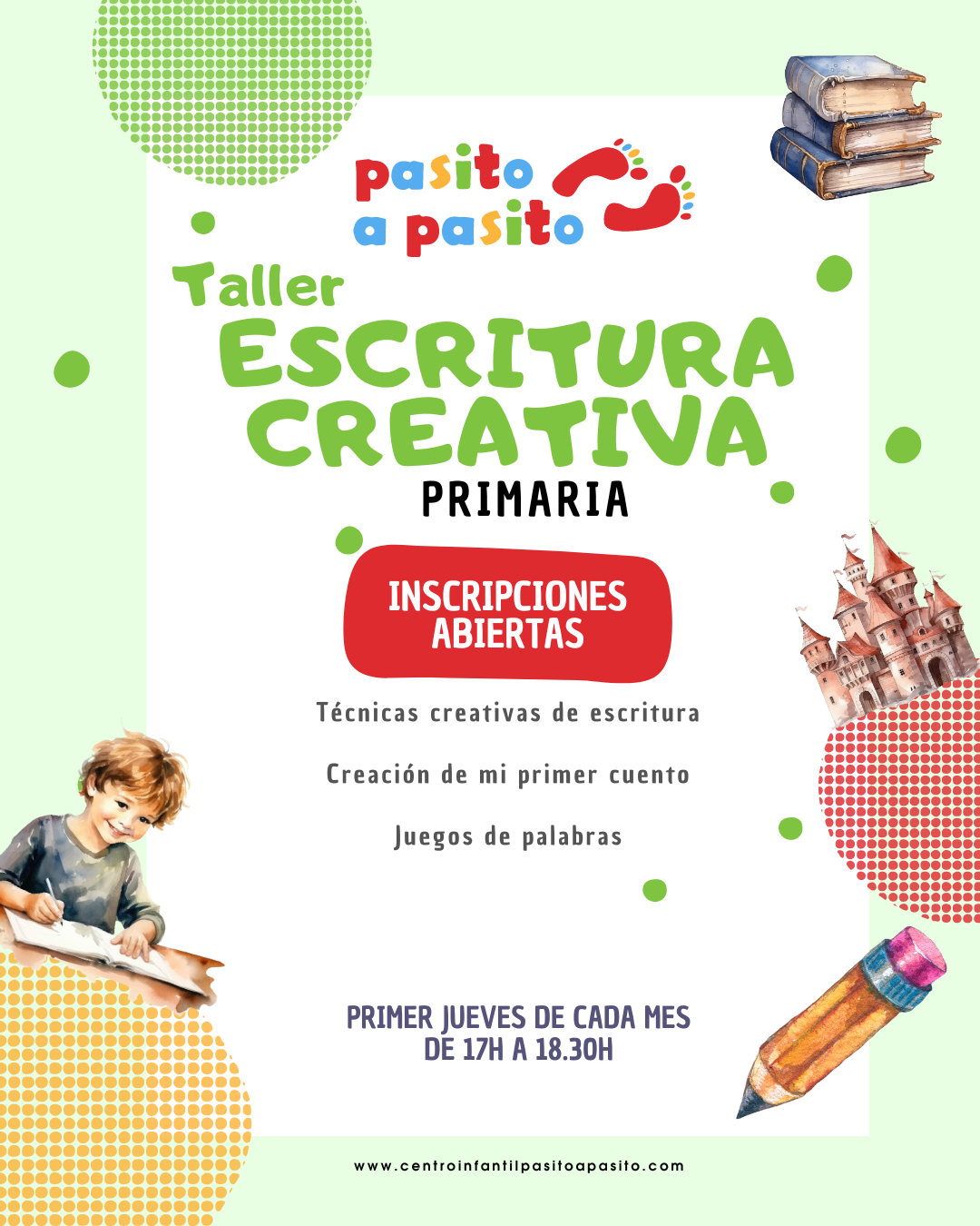Taller de escritura creativa para niños en León - Curso 2024/2025